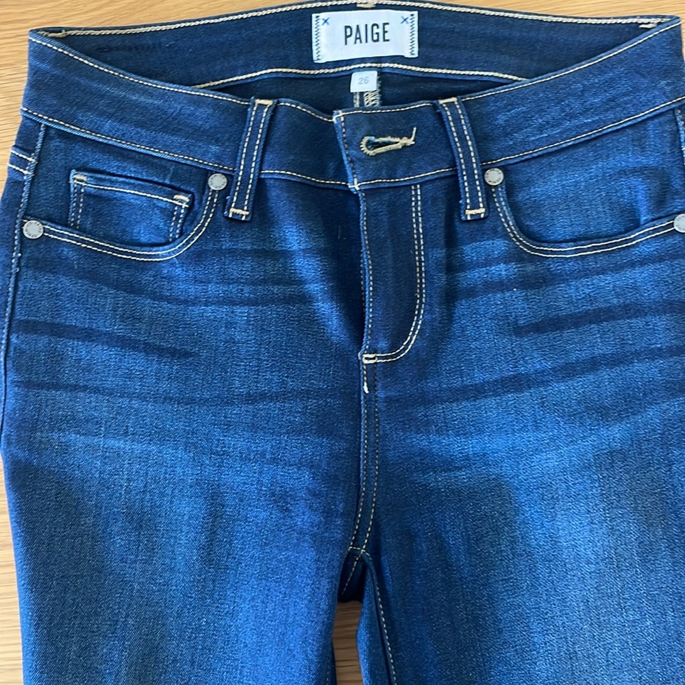 PAIGE Blue Skinny Jeans Versatile Style
Size 26
25 inch inseam - Picture 2 of 5